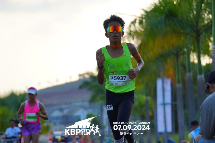 Race photo from KBP City Run 2024