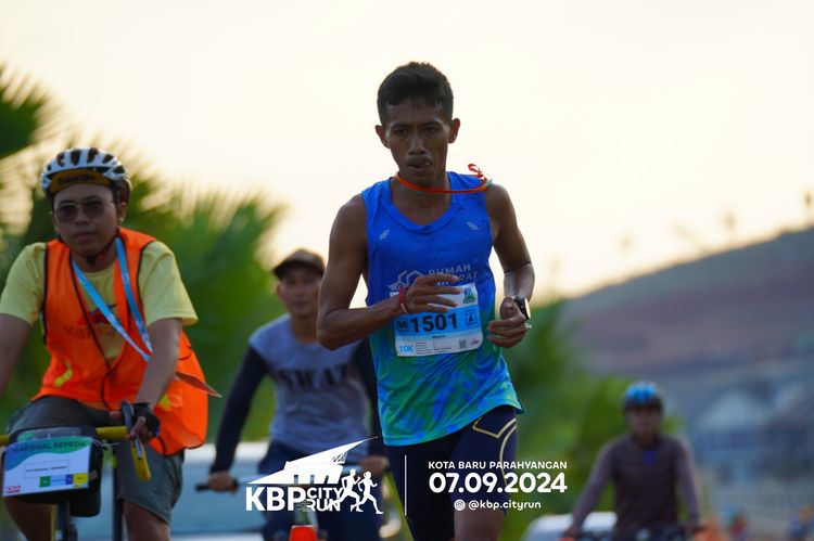 Race photo from KBP City Run 2024