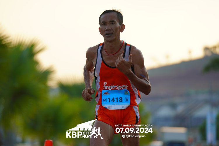 Race photo from KBP City Run 2024