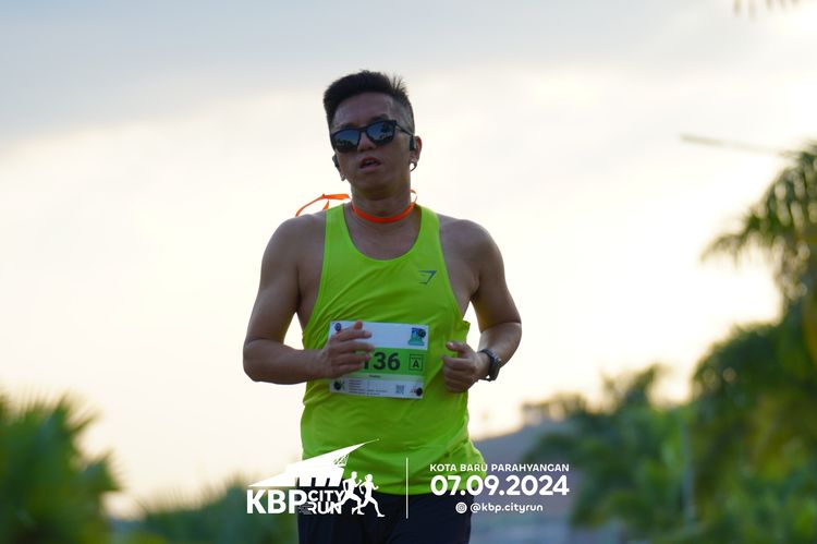 Race photo from KBP City Run 2024