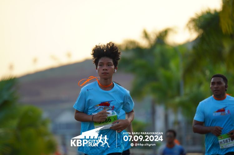 Race photo from KBP City Run 2024