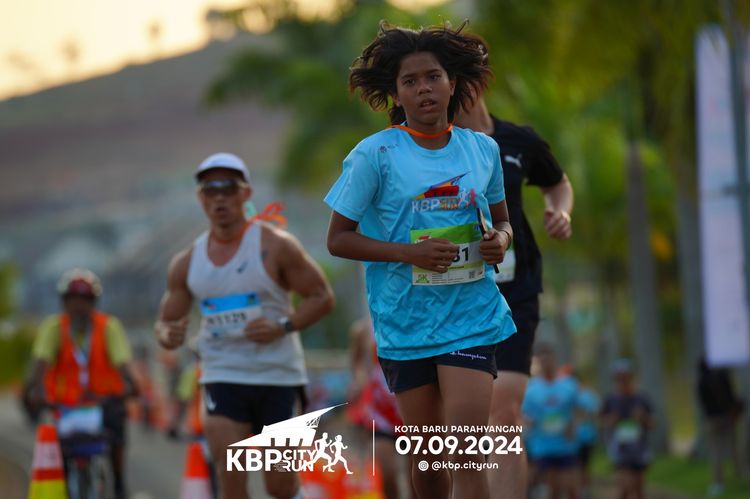 Race photo from KBP City Run 2024
