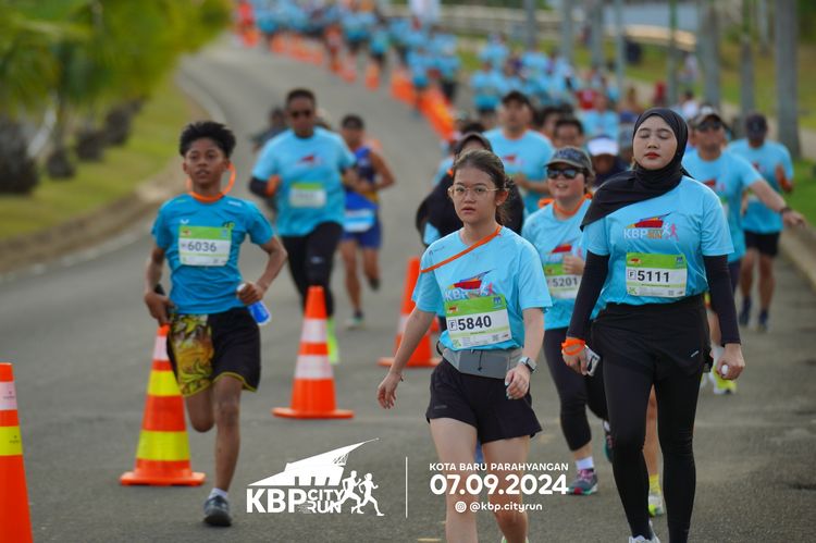 Race photo from KBP City Run 2024