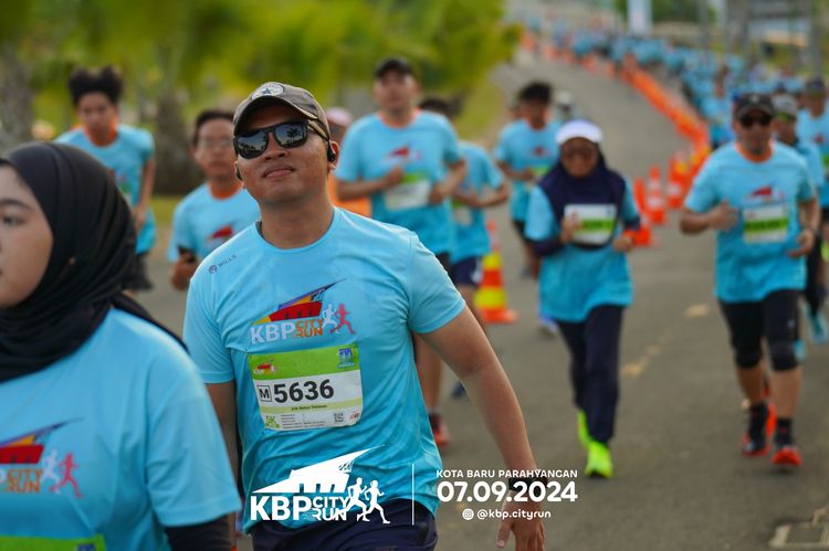 Race photo from KBP City Run 2024