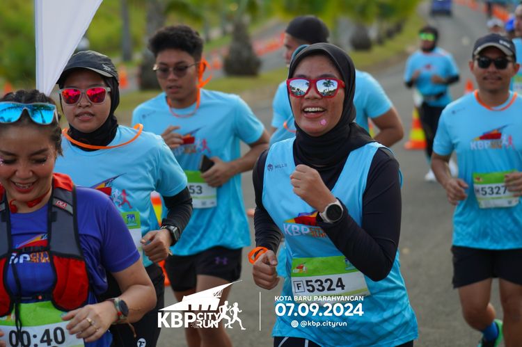 Race photo from KBP City Run 2024