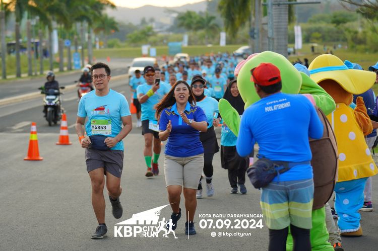 Race photo from KBP City Run 2024