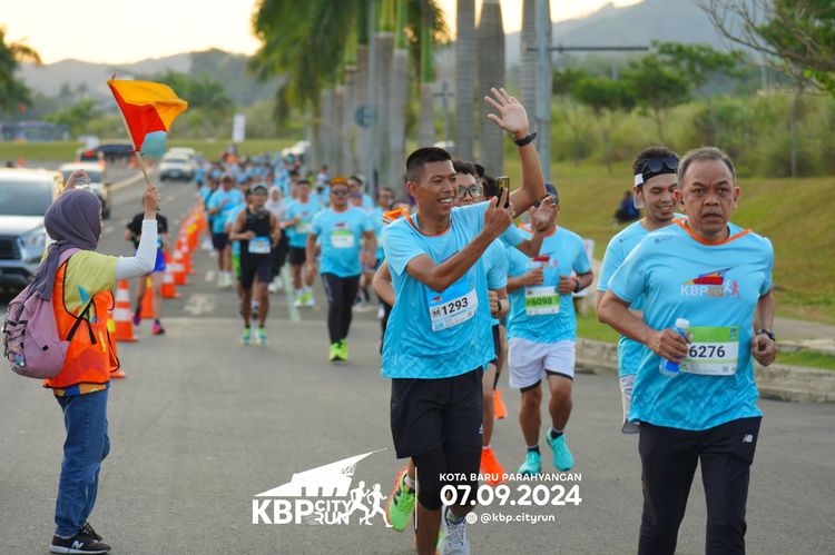 Race photo from KBP City Run 2024
