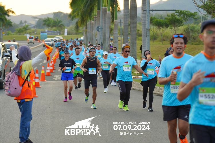 Race photo from KBP City Run 2024