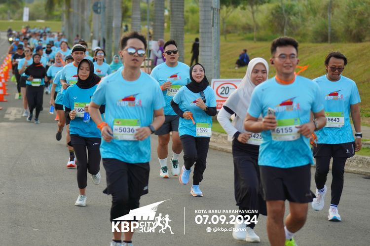 Race photo from KBP City Run 2024