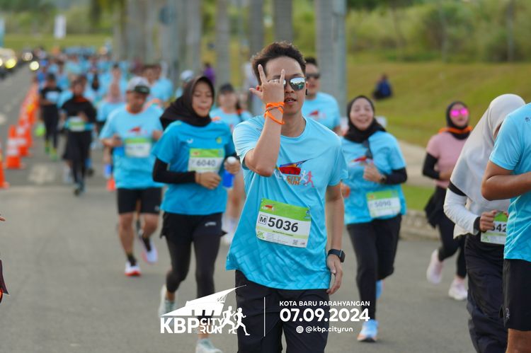 Race photo from KBP City Run 2024