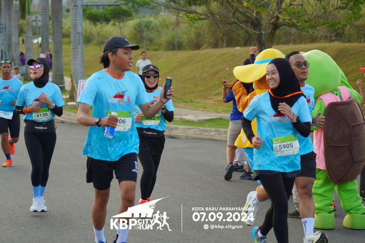 Race photo from KBP City Run 2024