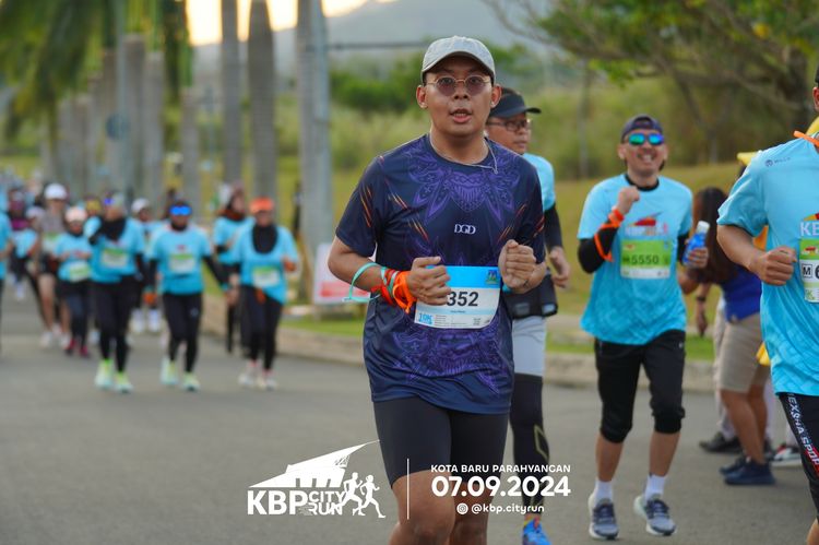 Race photo from KBP City Run 2024