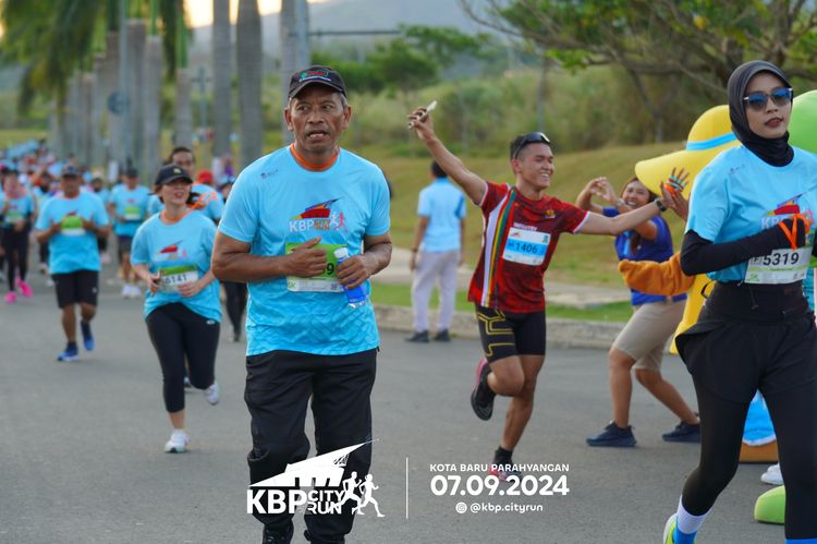 Race photo from KBP City Run 2024