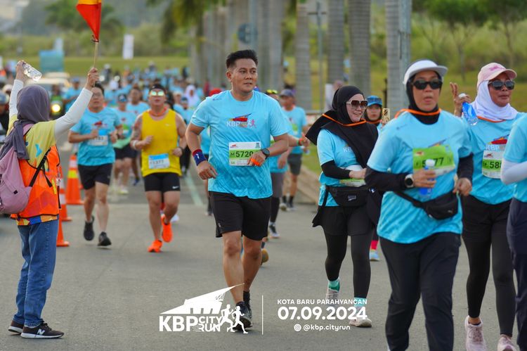 Race photo from KBP City Run 2024