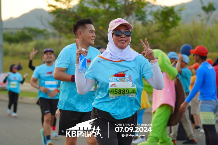 Race photo from KBP City Run 2024