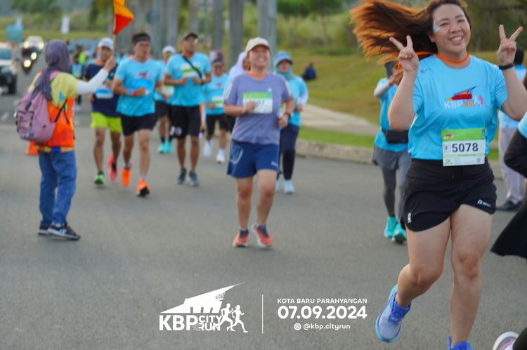 Race photo from KBP City Run 2024