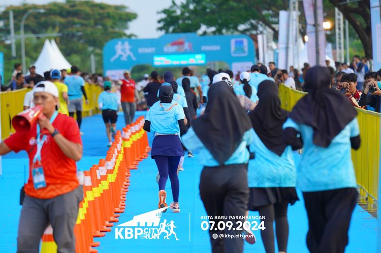 Race photo from KBP City Run 2024