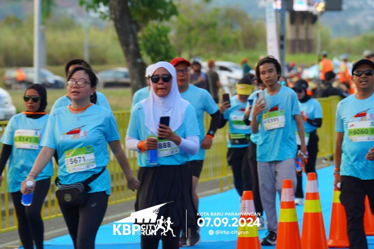 Race photo from KBP City Run 2024