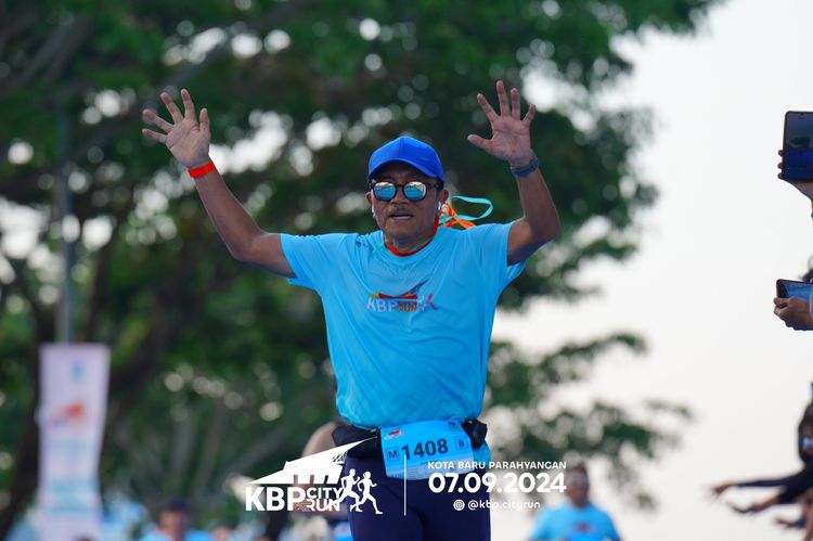 Race photo from KBP City Run 2024