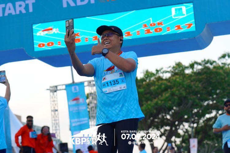 Race photo from KBP City Run 2024