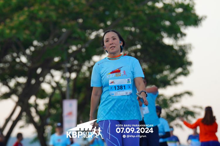Race photo from KBP City Run 2024