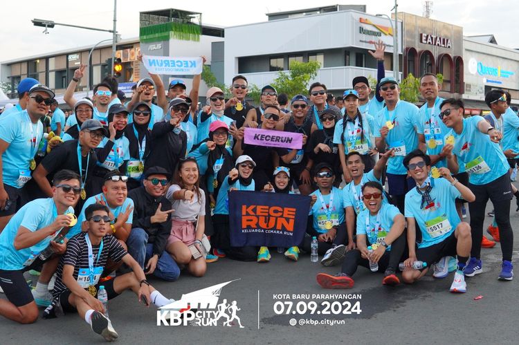 Race photo from KBP City Run 2024