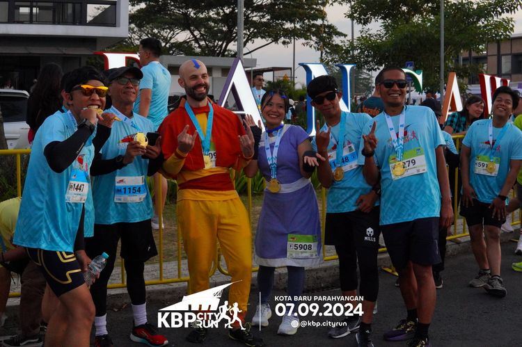 Race photo from KBP City Run 2024