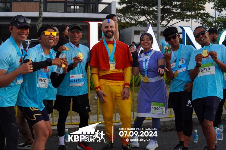 Race photo from KBP City Run 2024