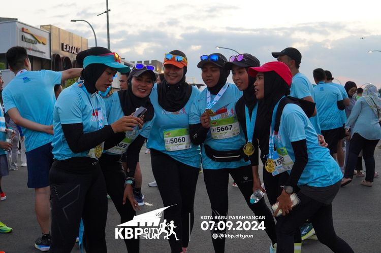 Race photo from KBP City Run 2024