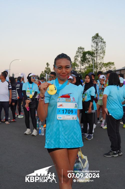 Race photo from KBP City Run 2024
