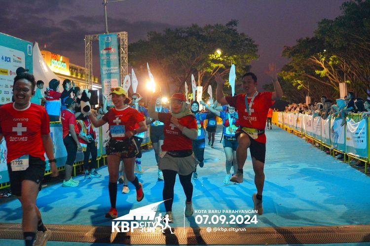 Race photo from KBP City Run 2024