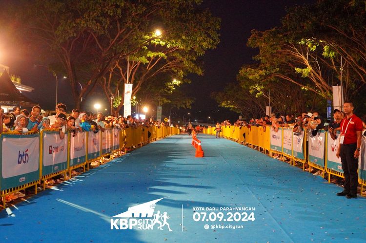 Race photo from KBP City Run 2024