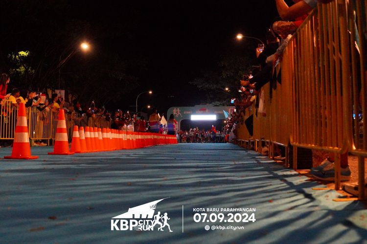 Race photo from KBP City Run 2024