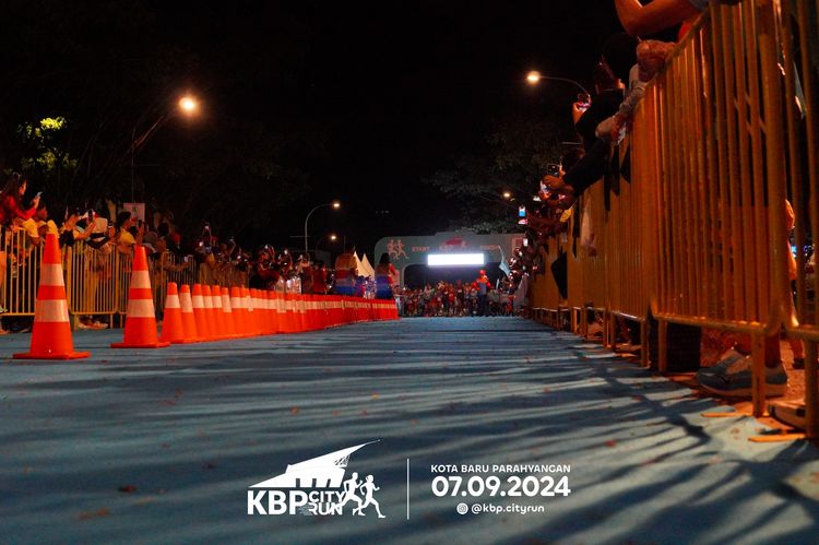 Race photo from KBP City Run 2024