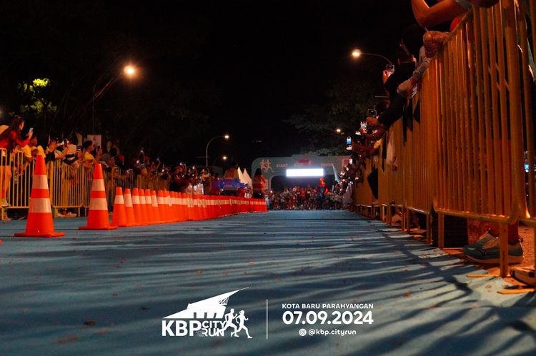 Race photo from KBP City Run 2024