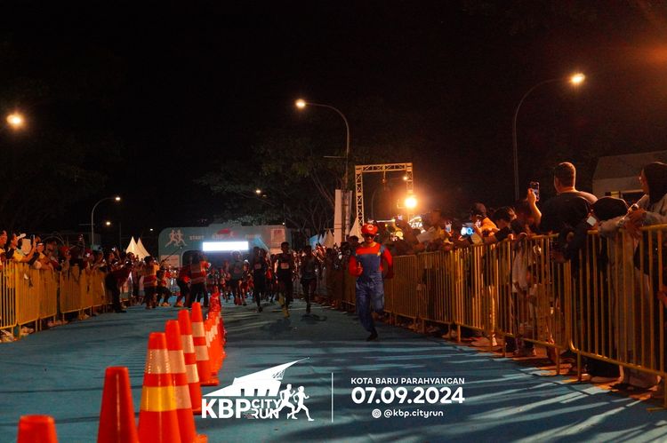 Race photo from KBP City Run 2024