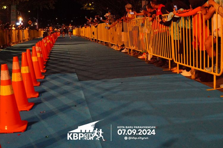 Race photo from KBP City Run 2024