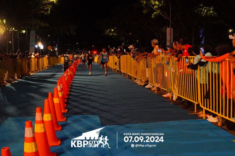 Race photo from KBP City Run 2024