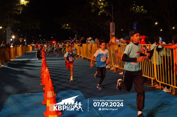 Race photo from KBP City Run 2024