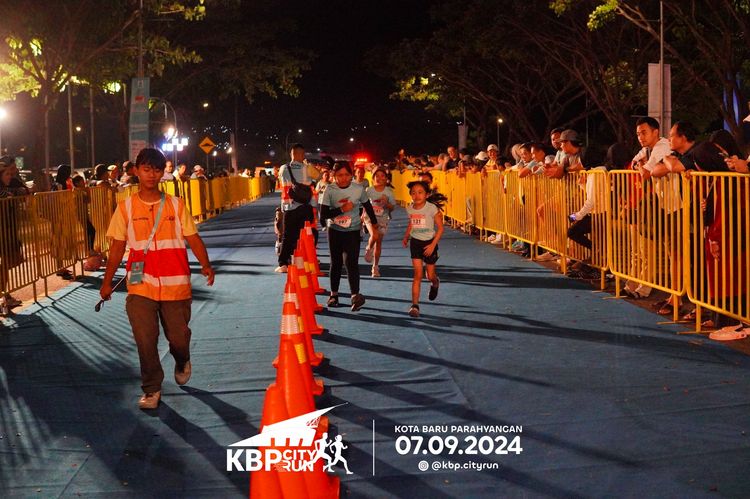 Race photo from KBP City Run 2024