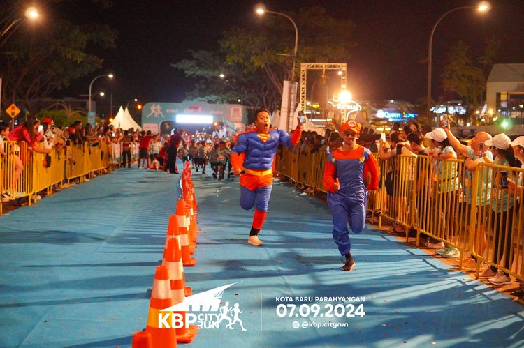 Race photo from KBP City Run 2024