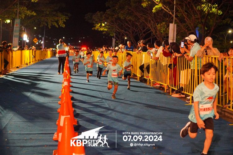 Race photo from KBP City Run 2024