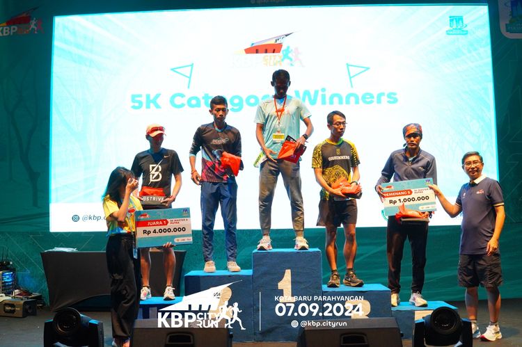 Race photo from KBP City Run 2024