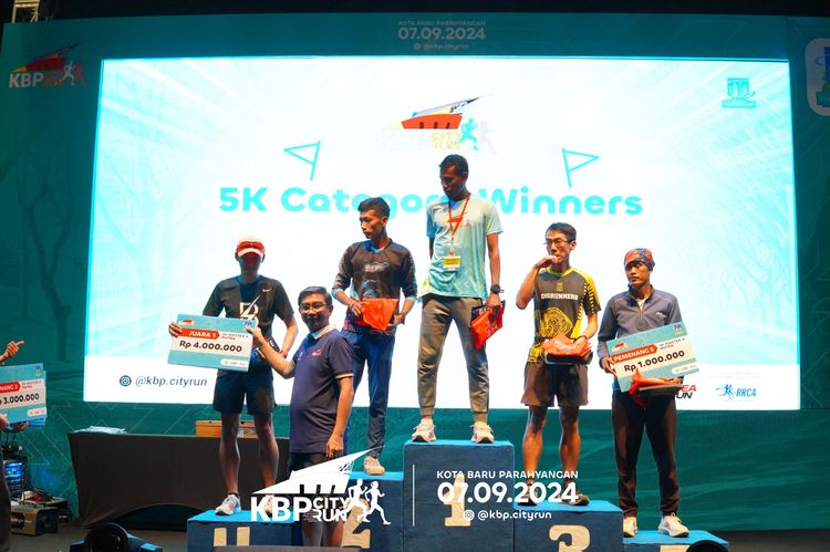 Race photo from KBP City Run 2024