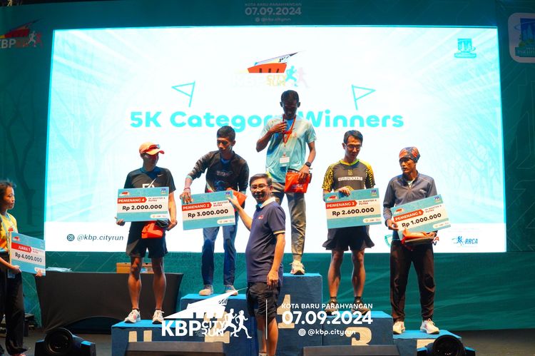 Race photo from KBP City Run 2024