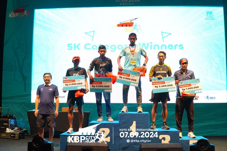 Race photo from KBP City Run 2024