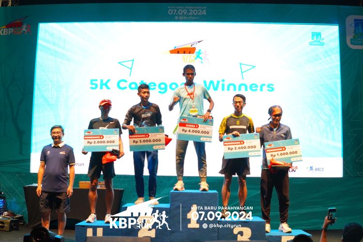 Race photo from KBP City Run 2024