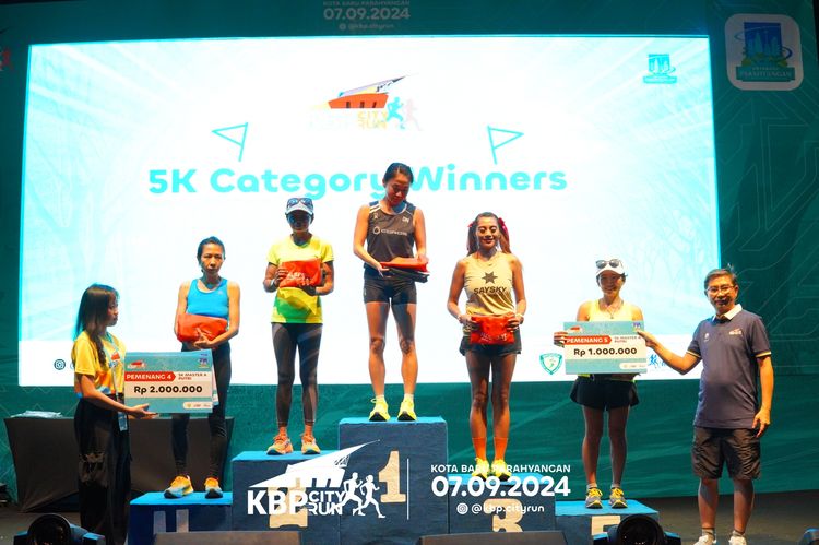 Race photo from KBP City Run 2024