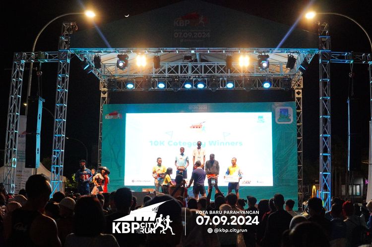 Race photo from KBP City Run 2024