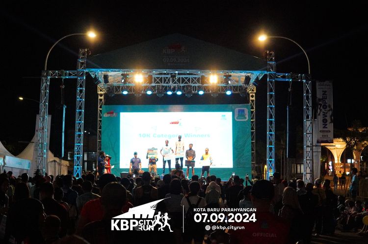 Race photo from KBP City Run 2024